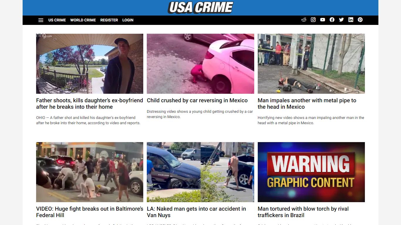 USA CRIME » Crime News and Videos