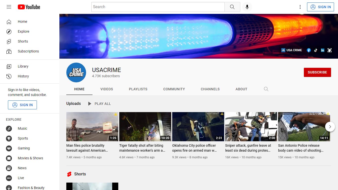 USACRIME - YouTube